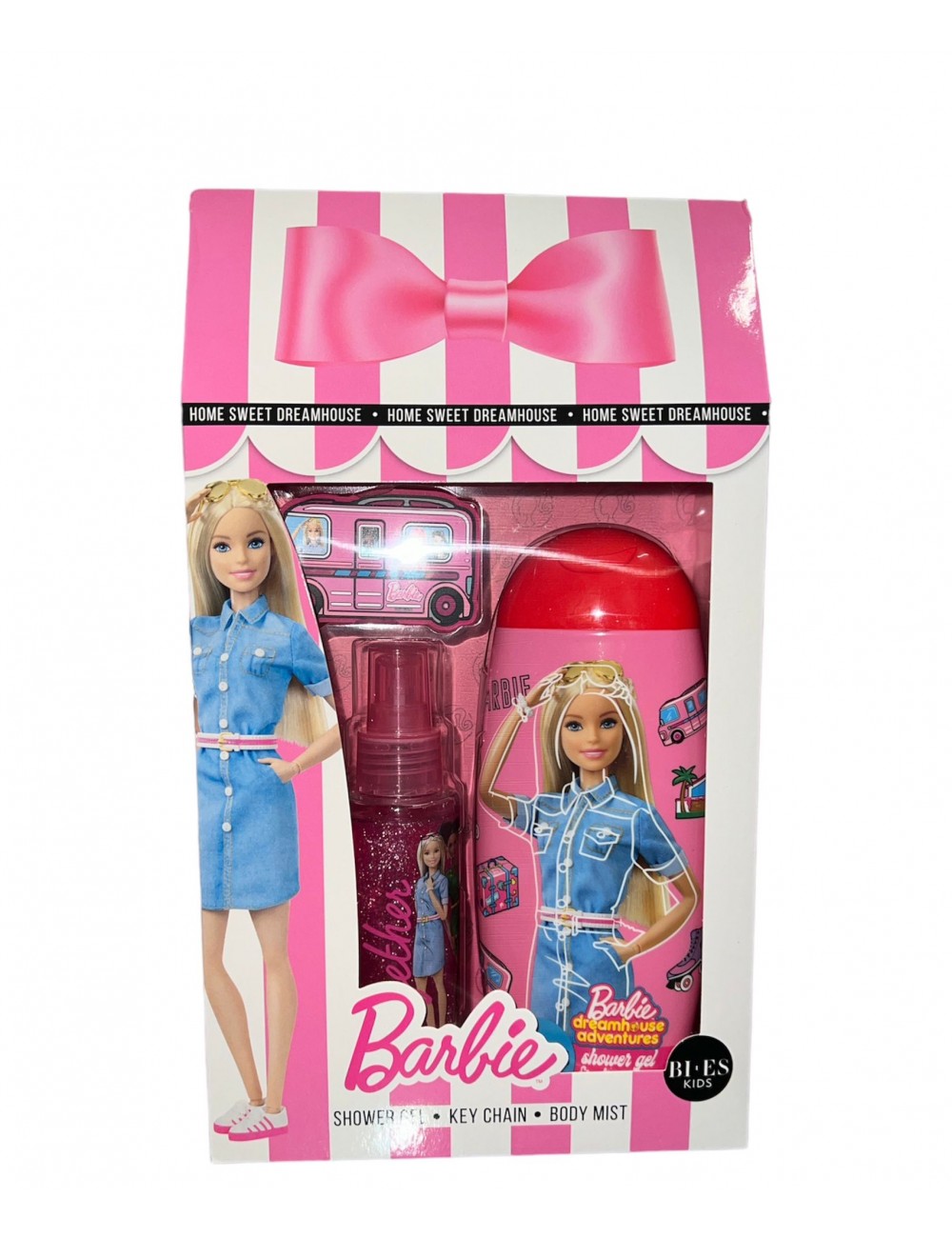 Barbie Cofanetto Bagnoschiuma & Shampoo - Portachiavi - Spray Corpo