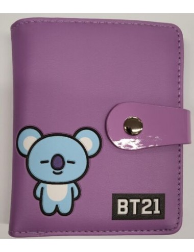 Portafoglio BT21 Con Bottone